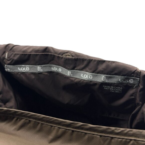 LOLË Brown 100% Nylon Crossbody Messenger Bag Quilted Puffer Design Rare - Picture 7 of 10